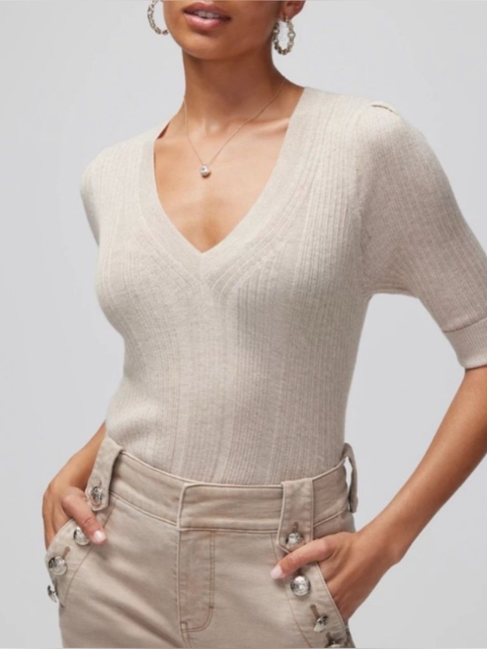 WHBM Cashmere Blend Sweater
